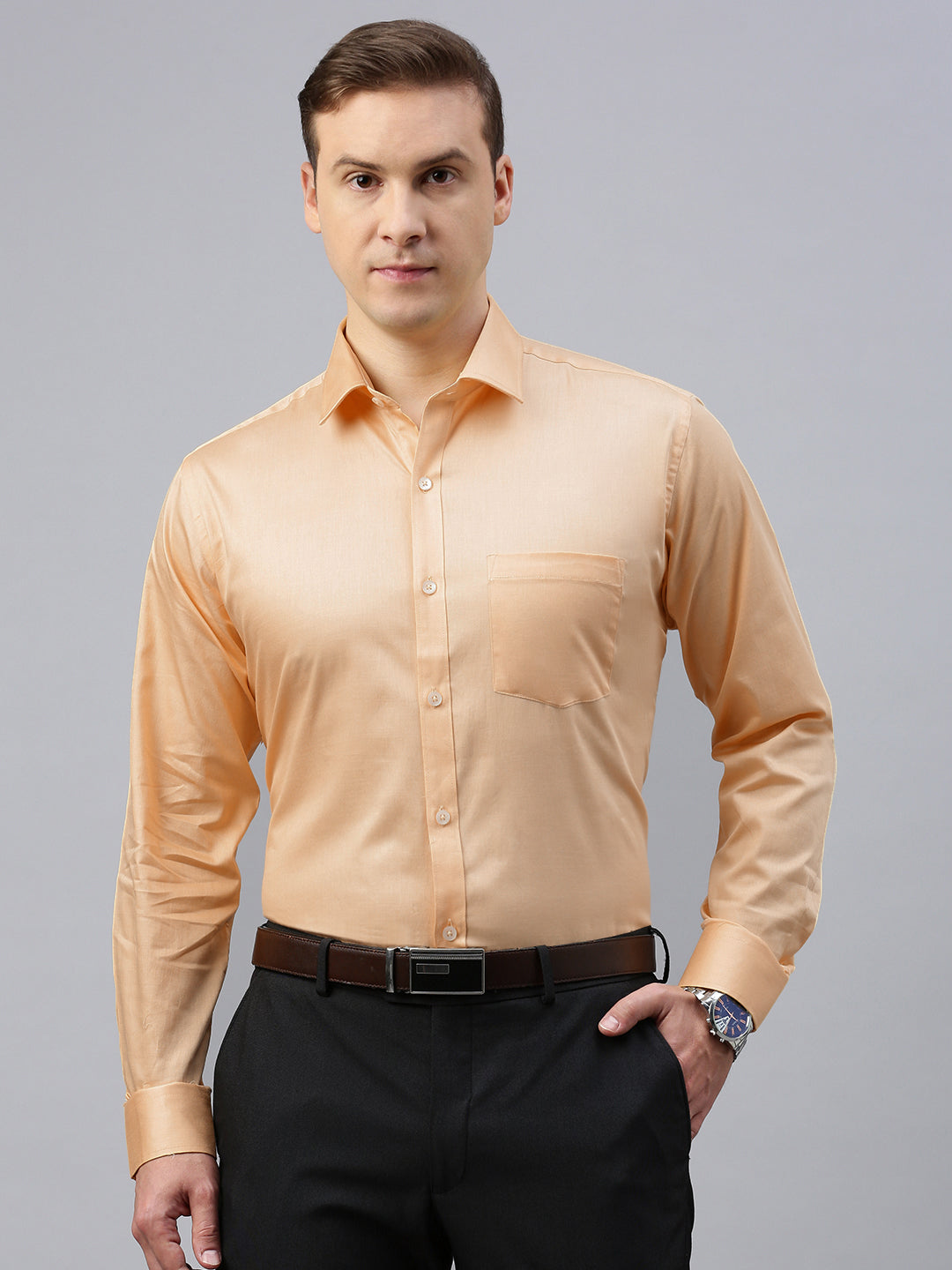 Yellow Burst Solid Shirt