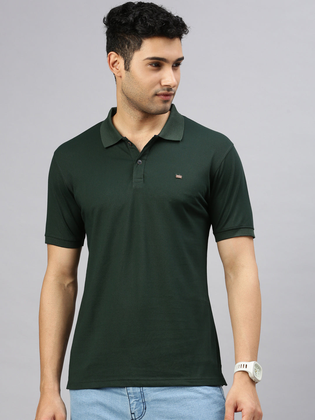 Essential Forest Green Polo