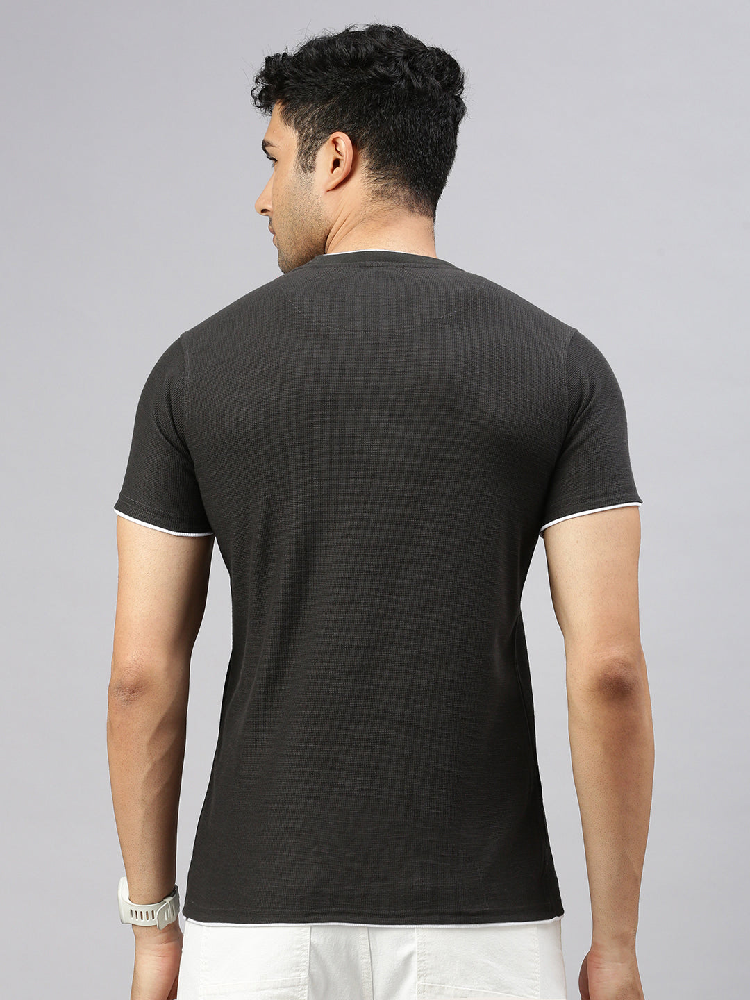 Charcoal Waffle Tshirt