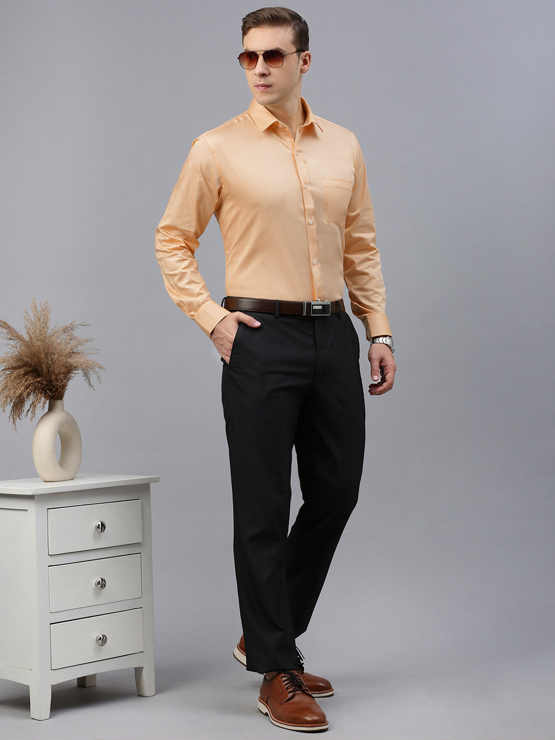 Yellow Burst Solid Shirt