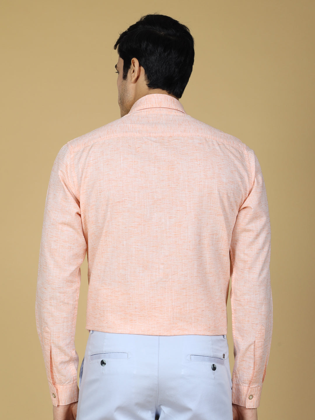 Orange Casual Shirt