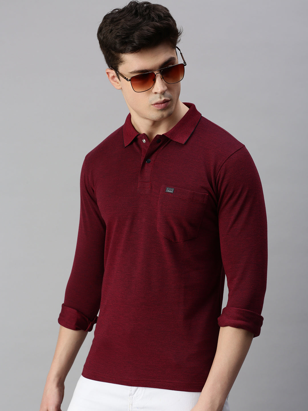 KNITTED POLO TSHIRT