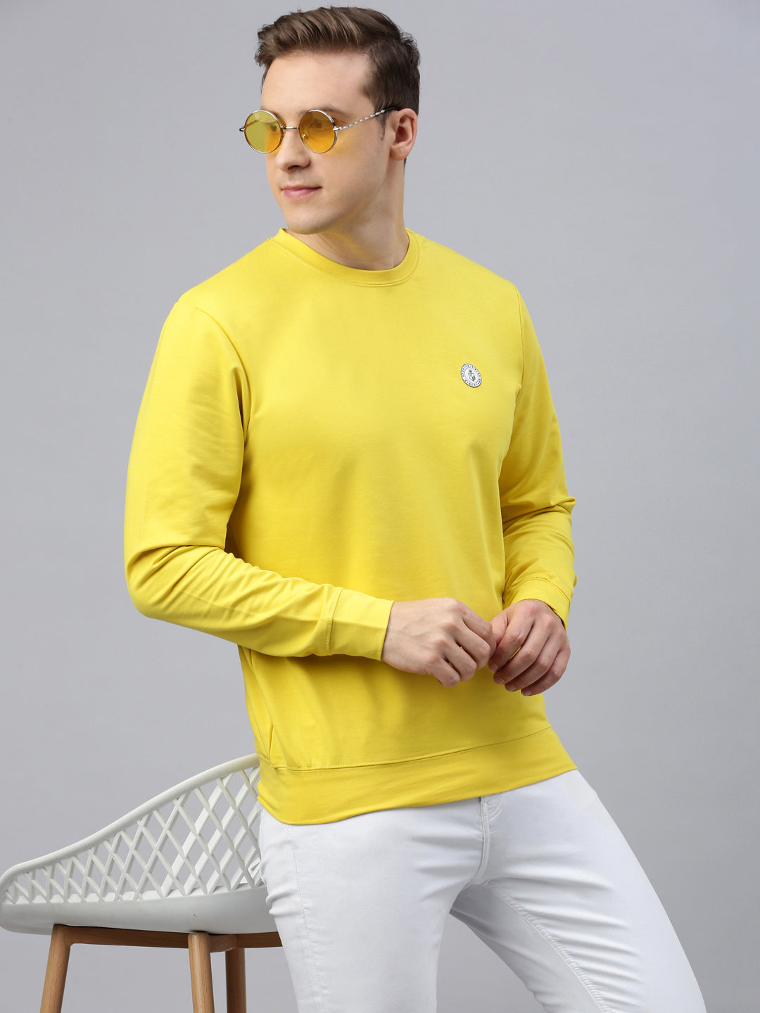 Bright Yellow Sweatshirt