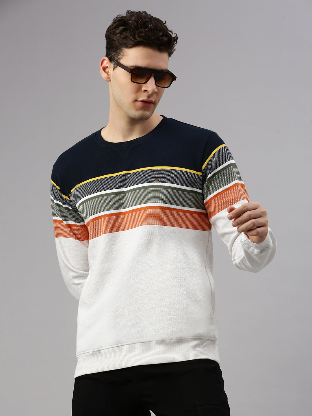 Bright Stripe Sweatshirt