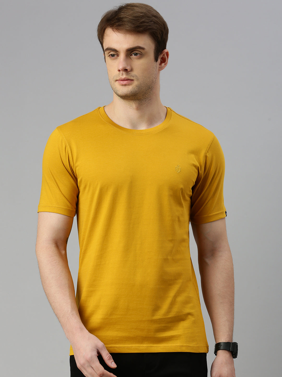 SOLID MUSTARD TSHIRT