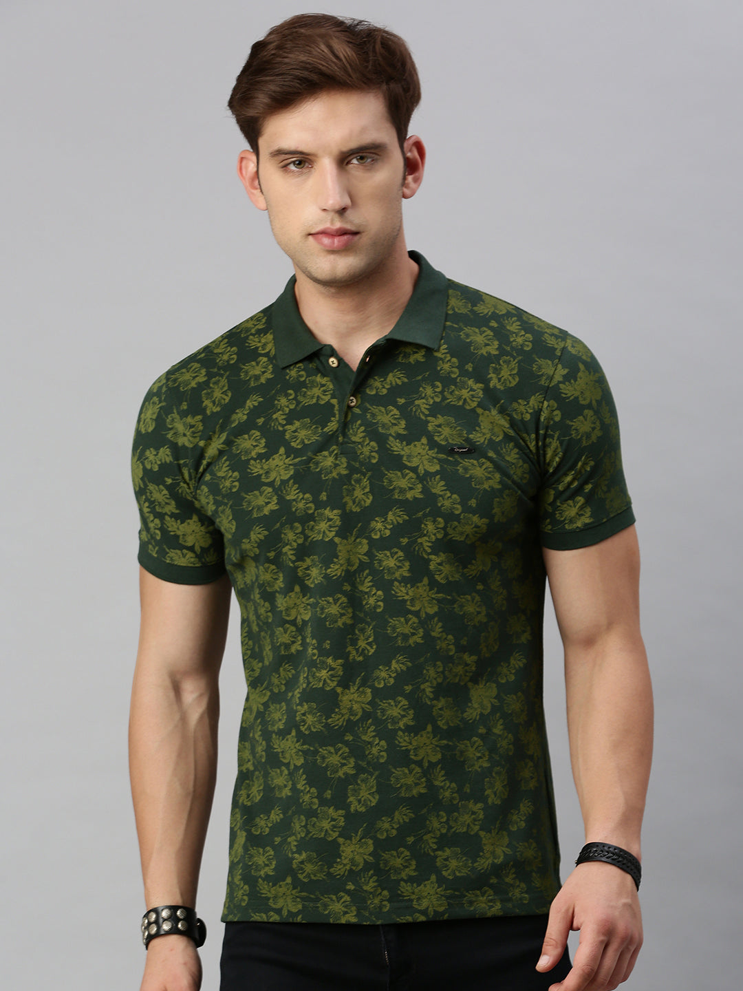 OLIVE POLO TSHIRT