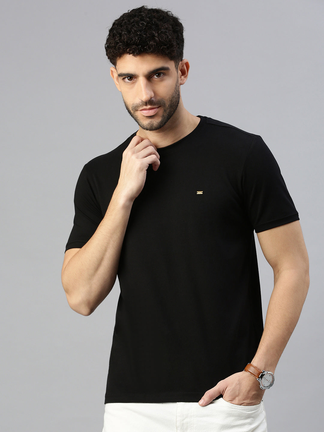 Capsule - Pique Tshirt in Bold Black