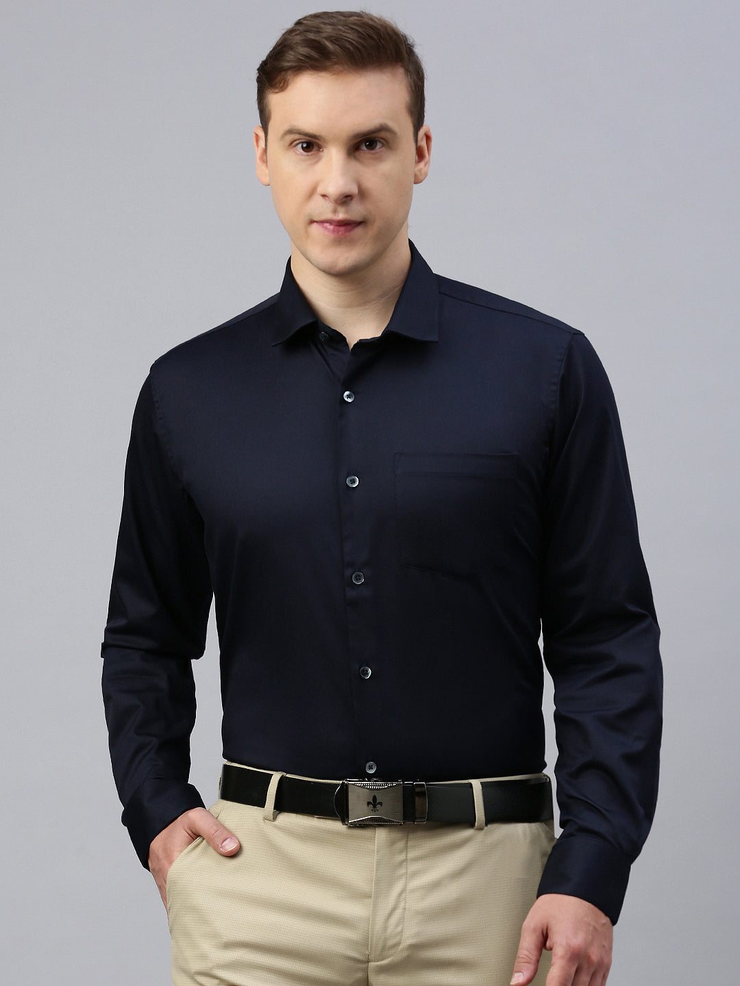 Navy Solid Shirt