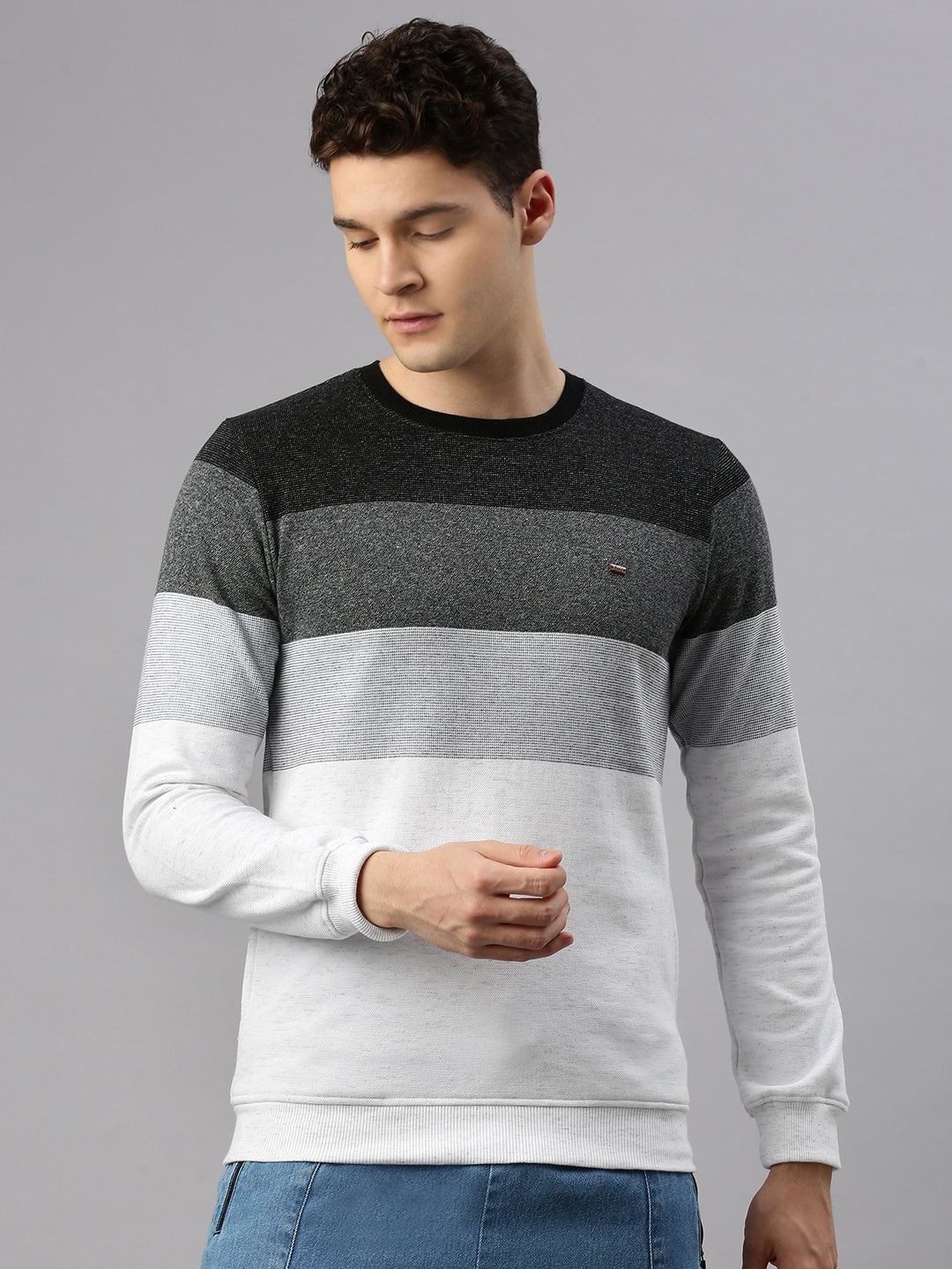 Earthy Stripe Sweatshirt