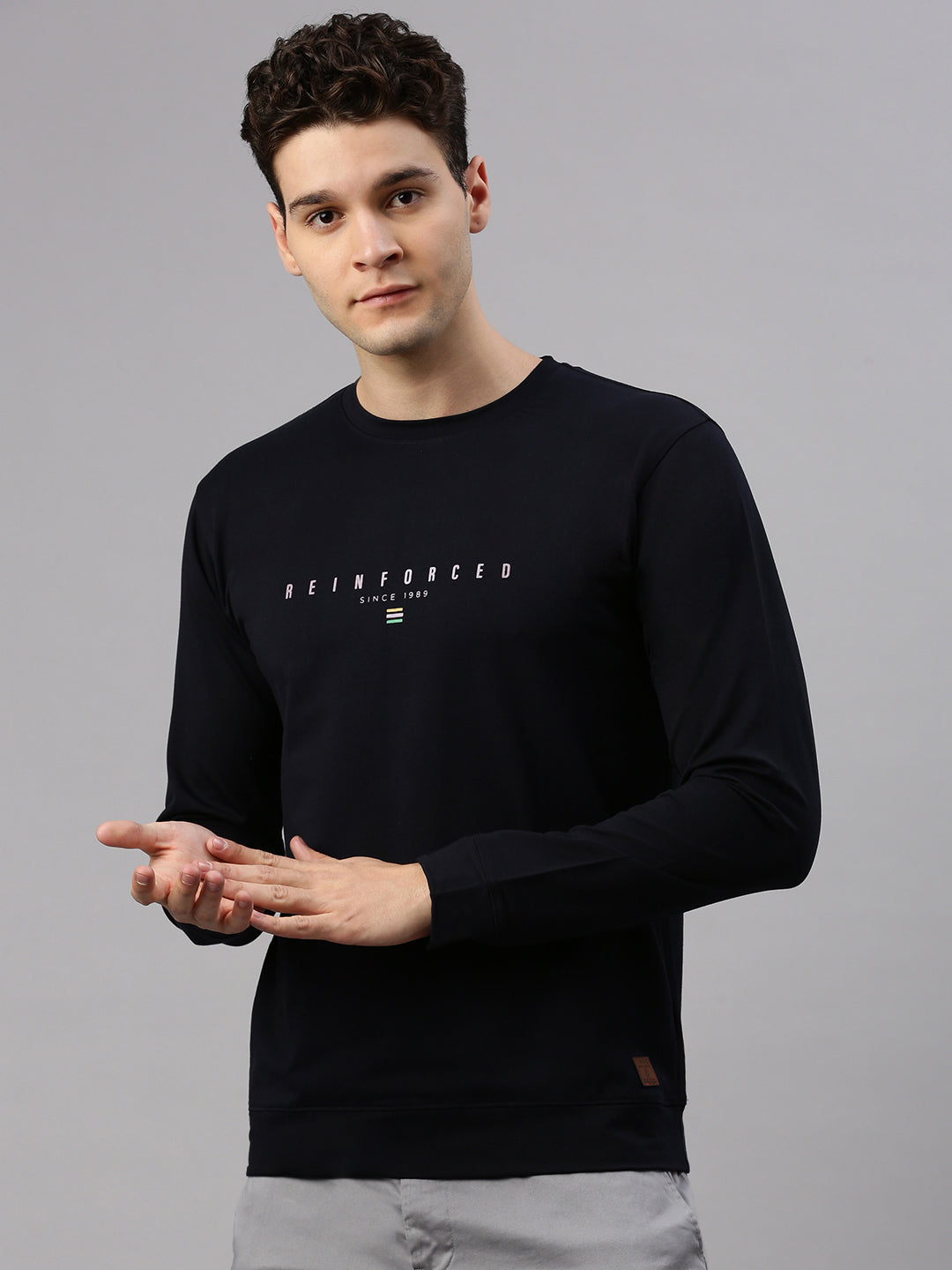 Navy Full Sleeve Tshirt