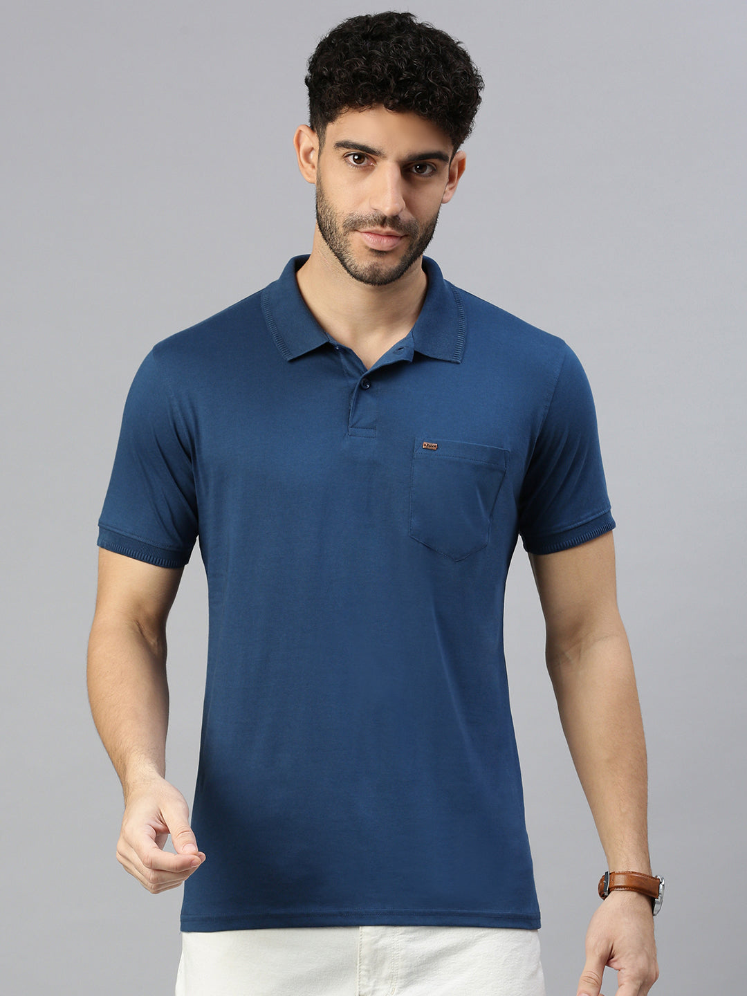 Capsule Polo in Classic Blue