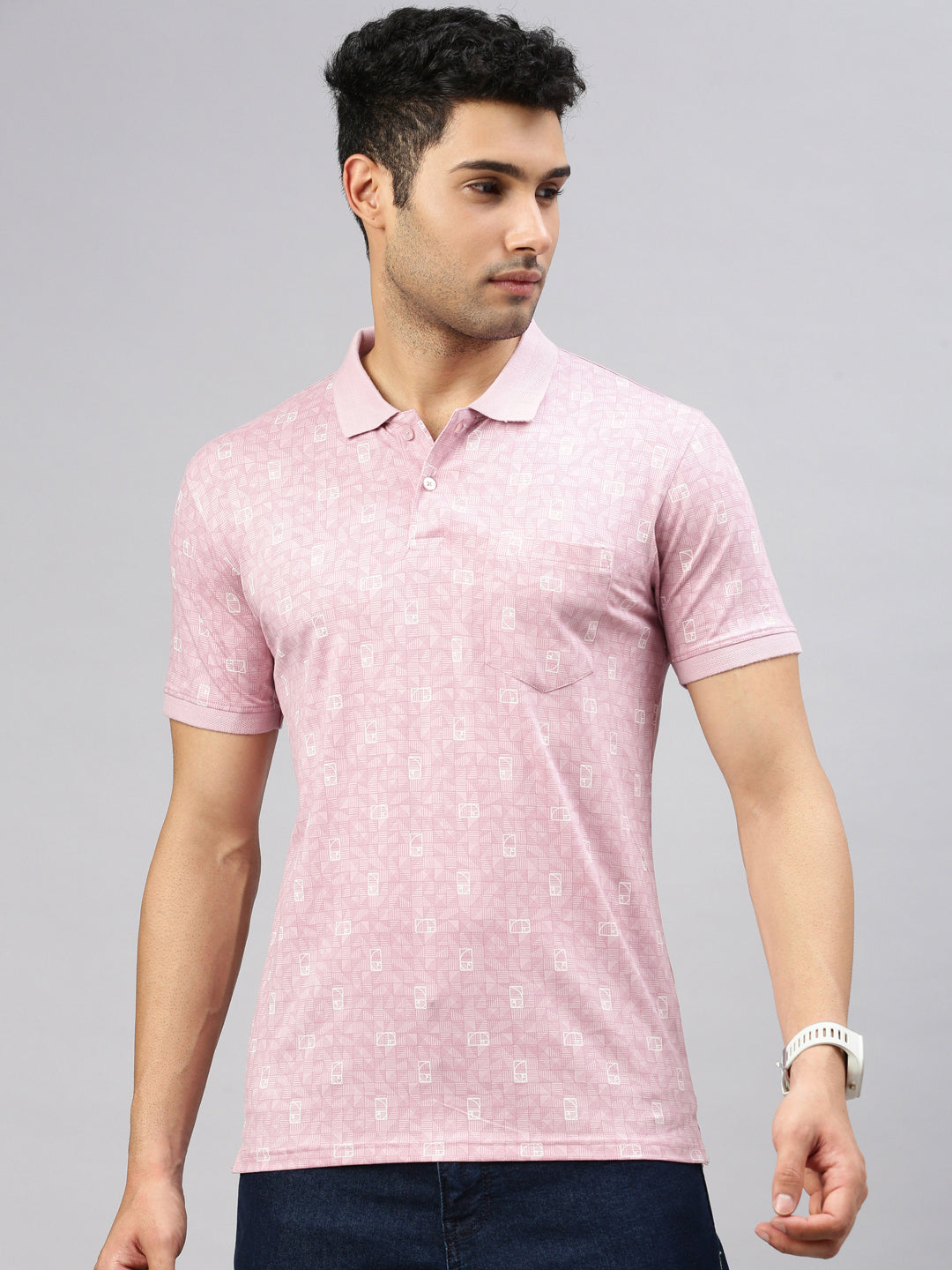 Mercerized Pink Polo