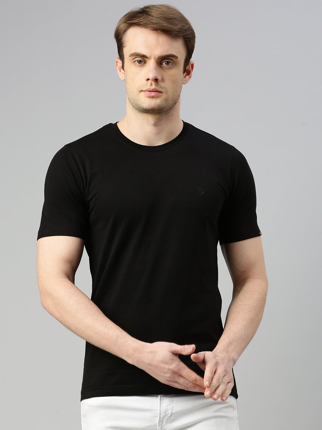 black solid Tshirt