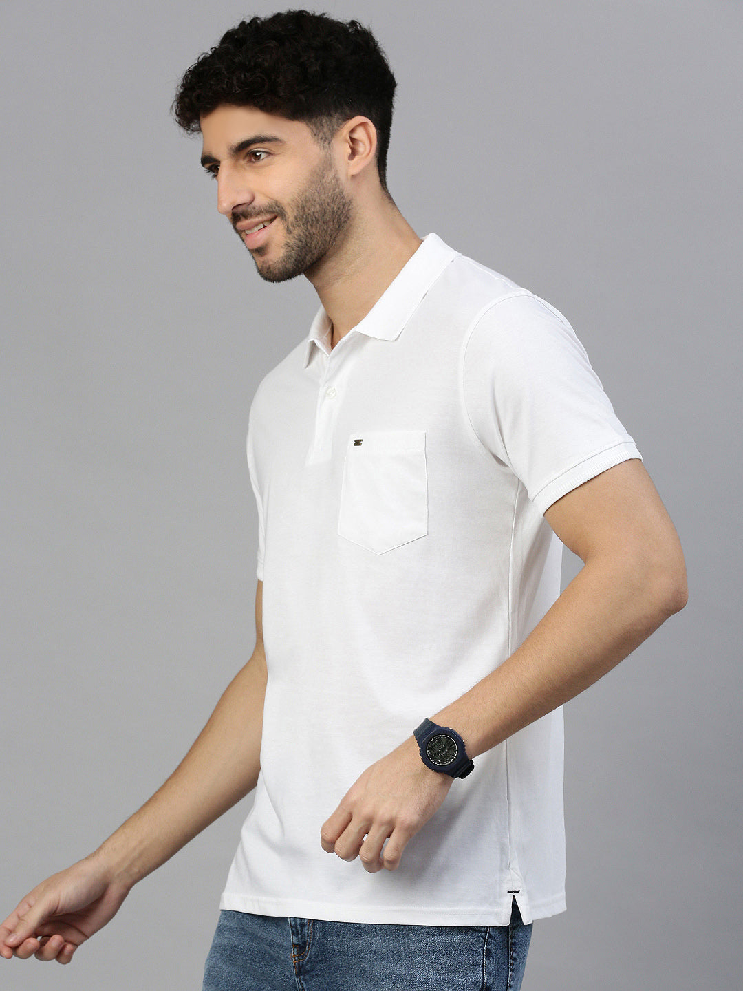 Capsule Polo in Classic White