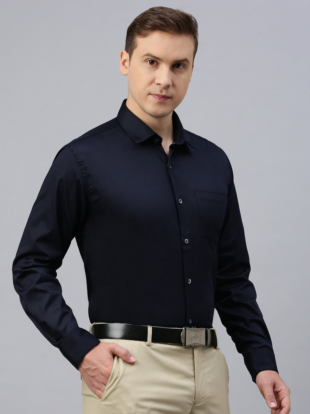 Navy Solid Shirt