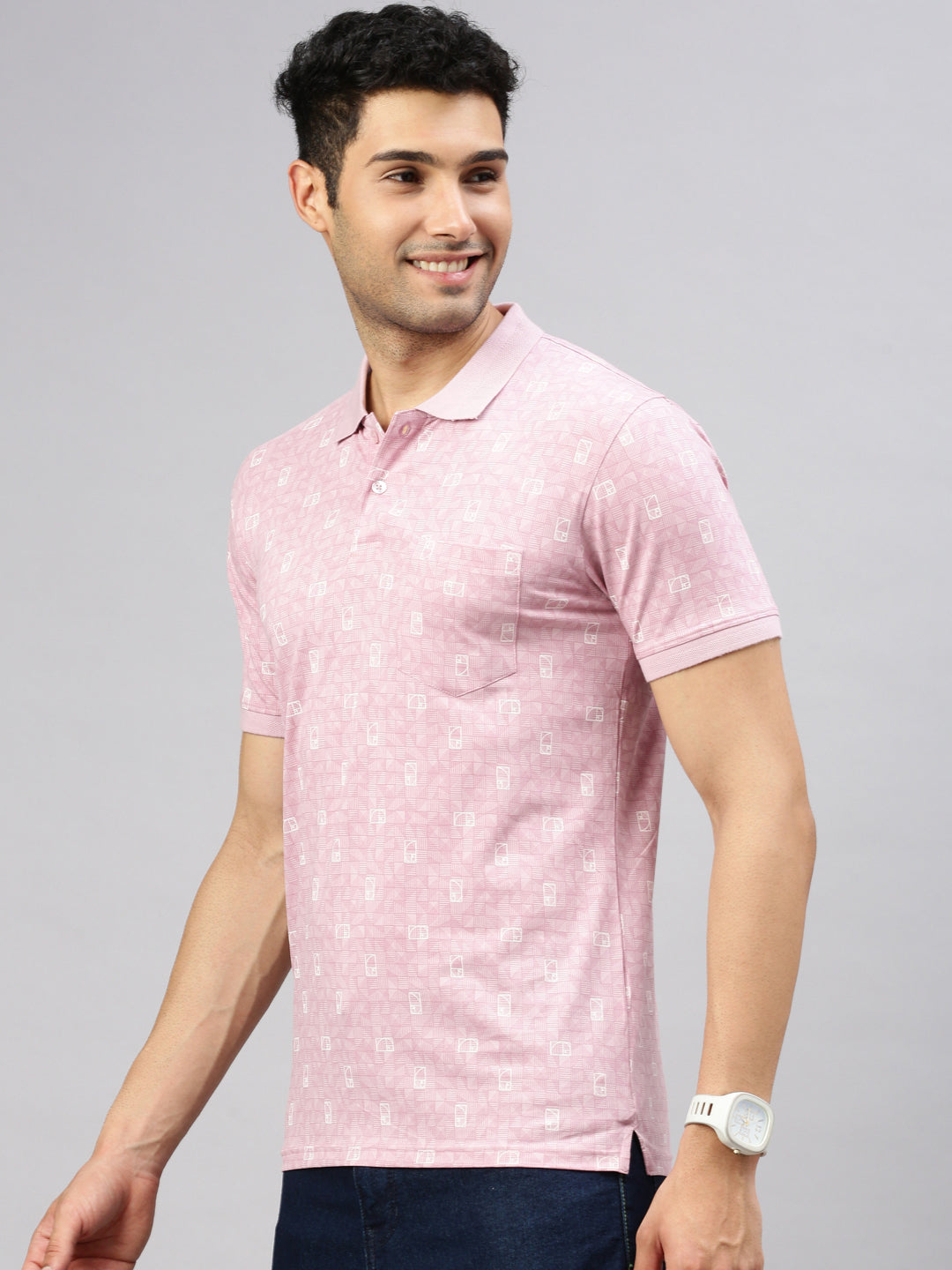 Mercerized Pink Polo