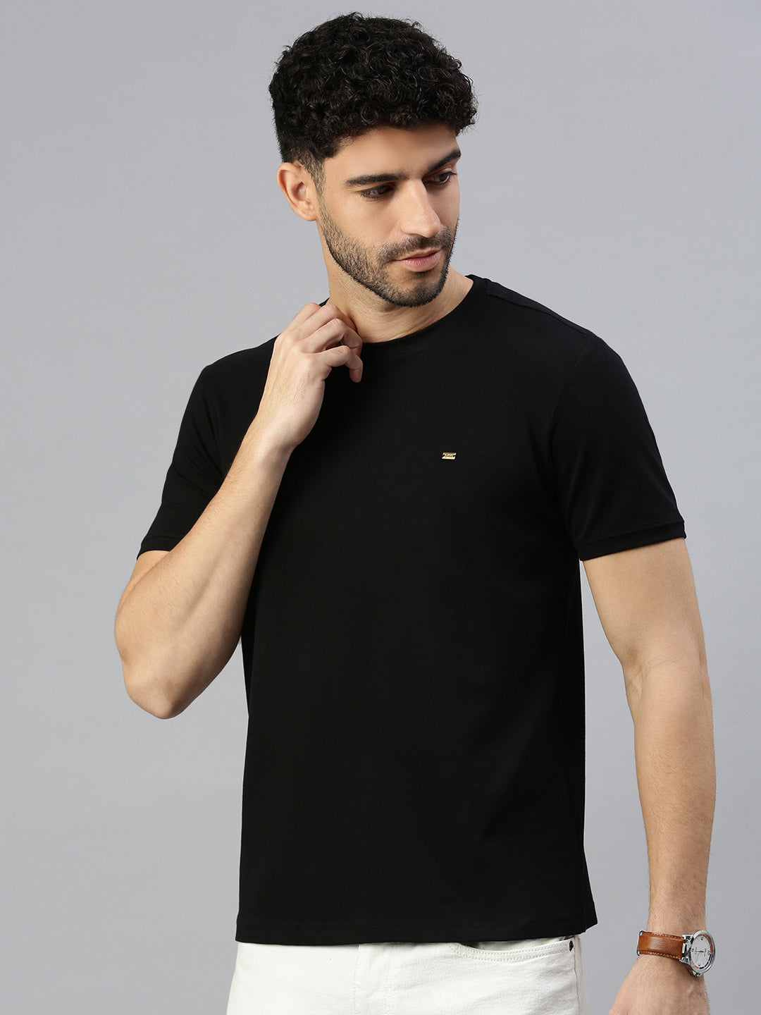 Capsule - Pique Tshirt in Bold Black