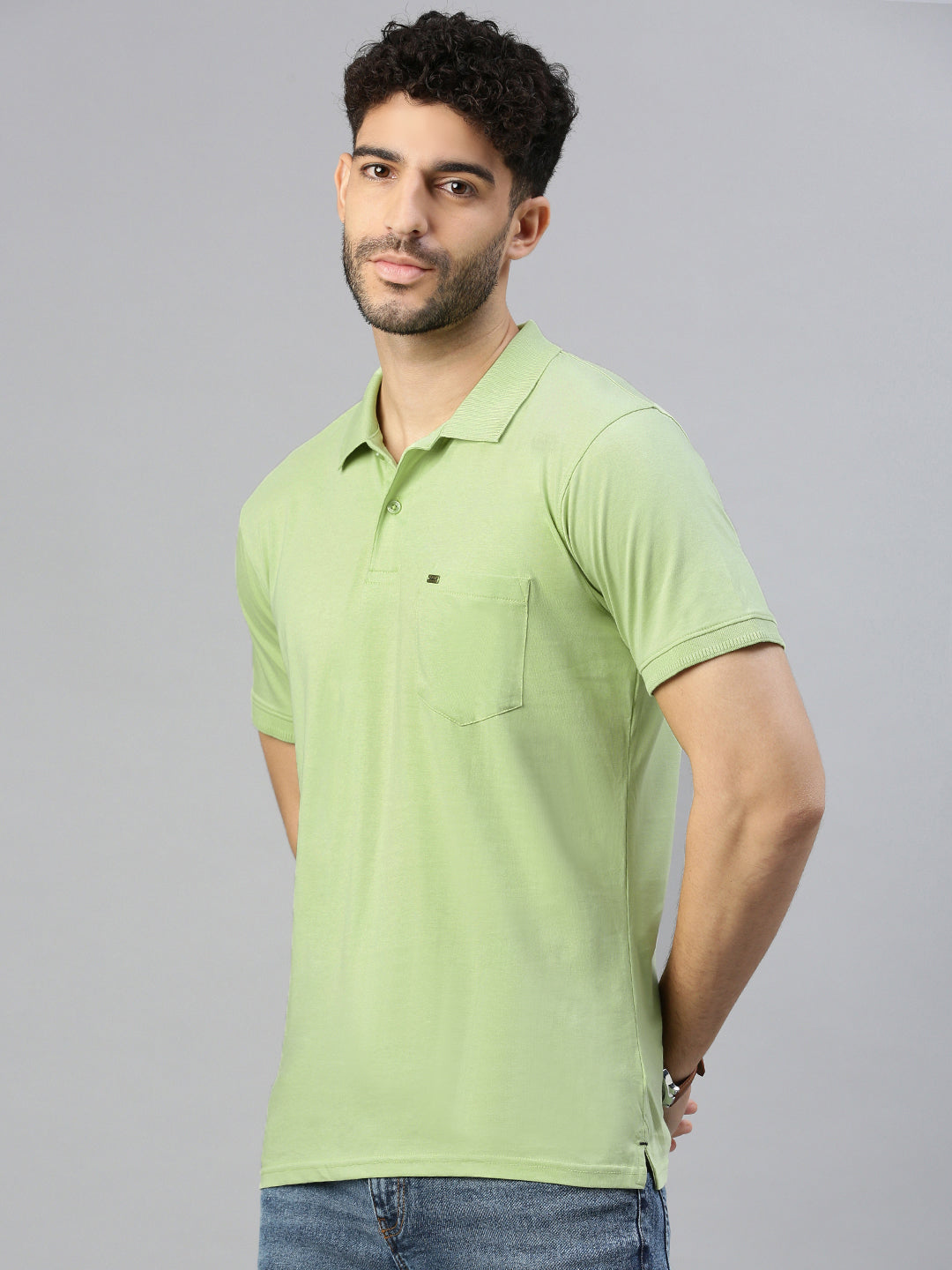 Capsule Polo in Breeze Green