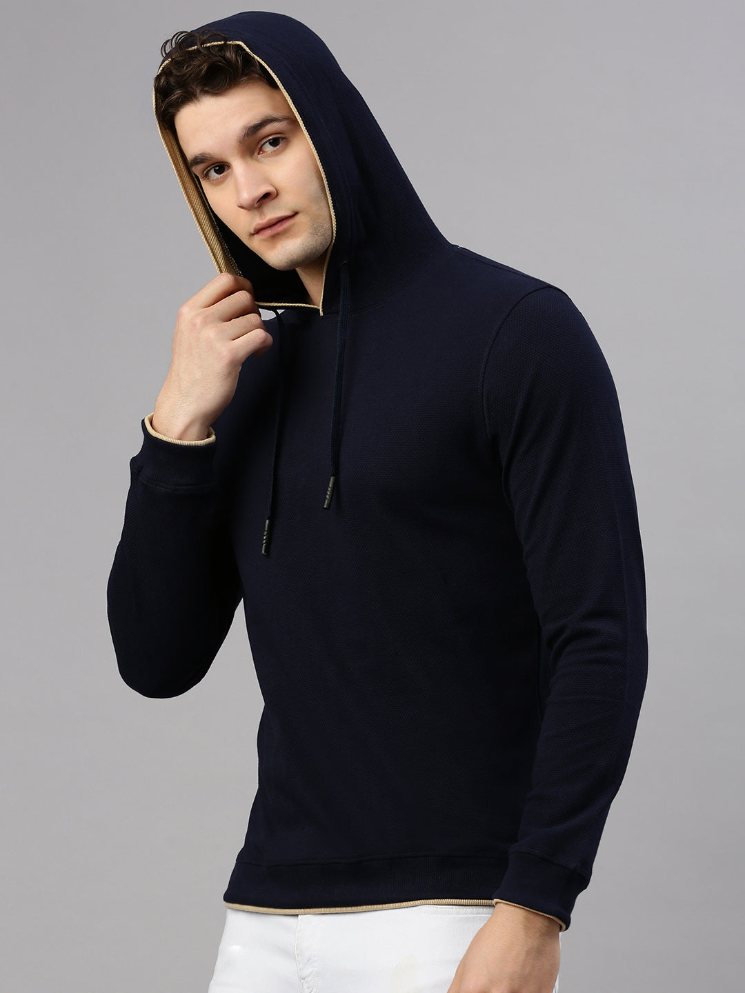 Navy Light weight Hoodie