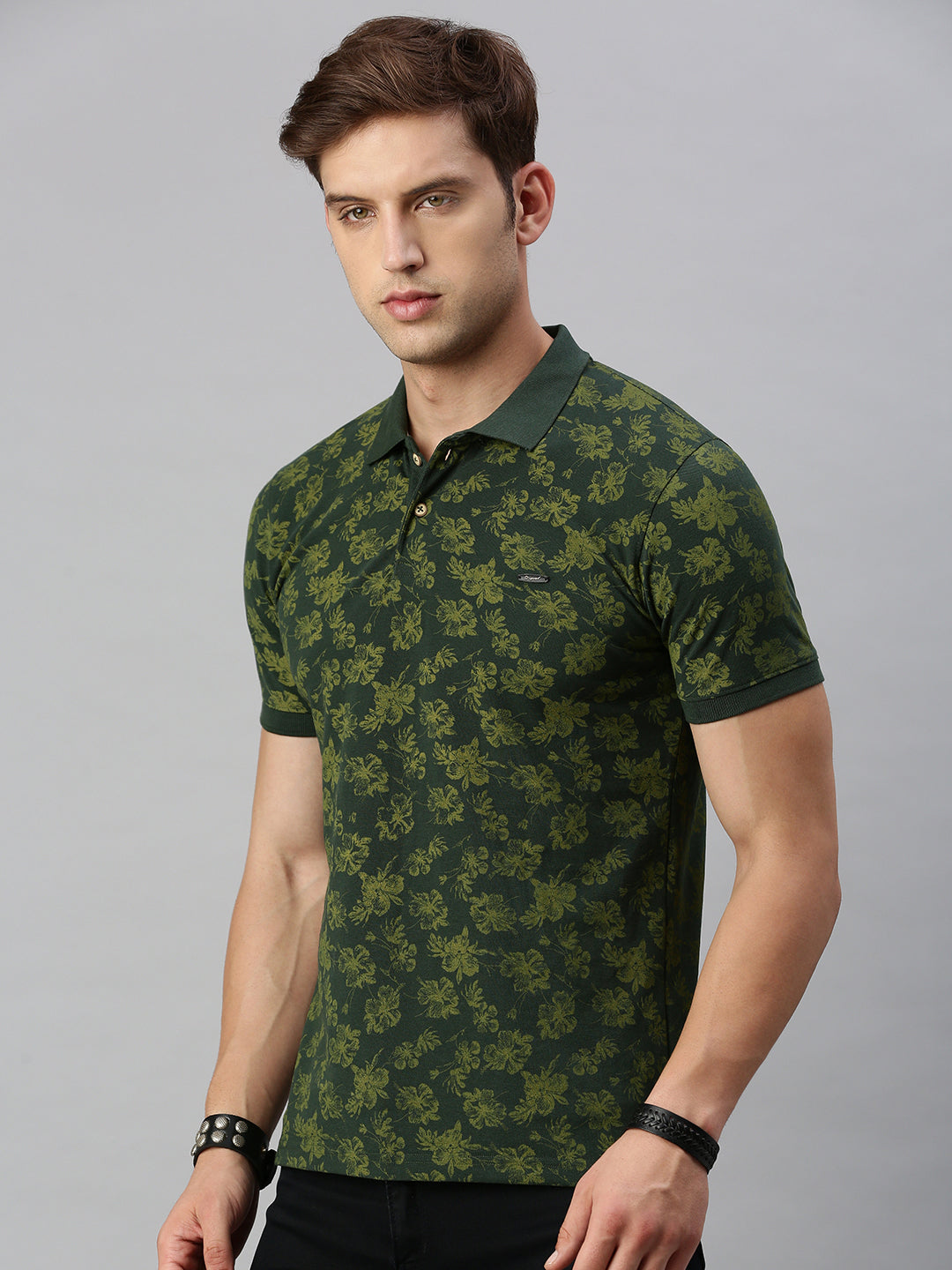 OLIVE POLO TSHIRT