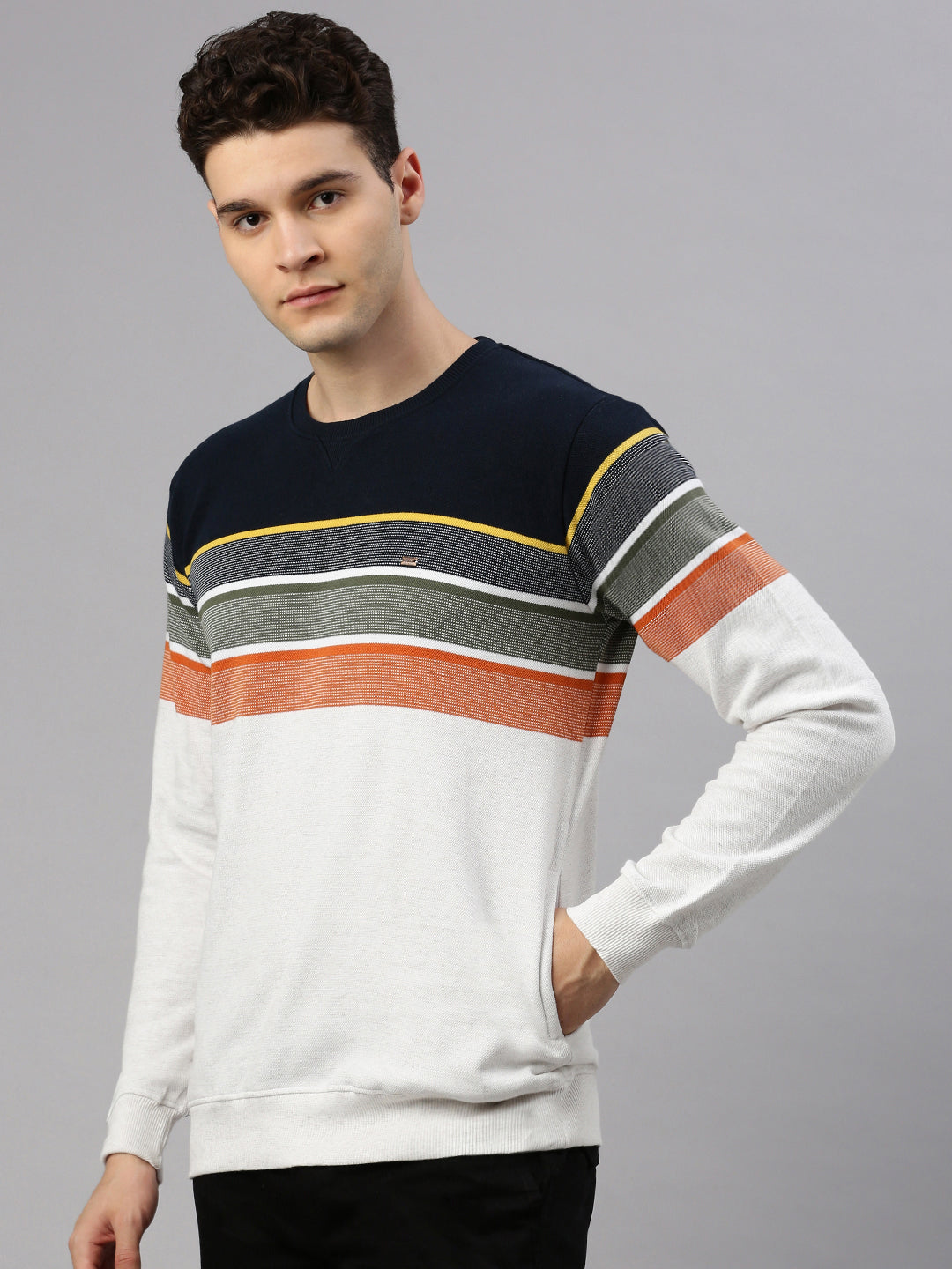 Bright Stripe Sweatshirt