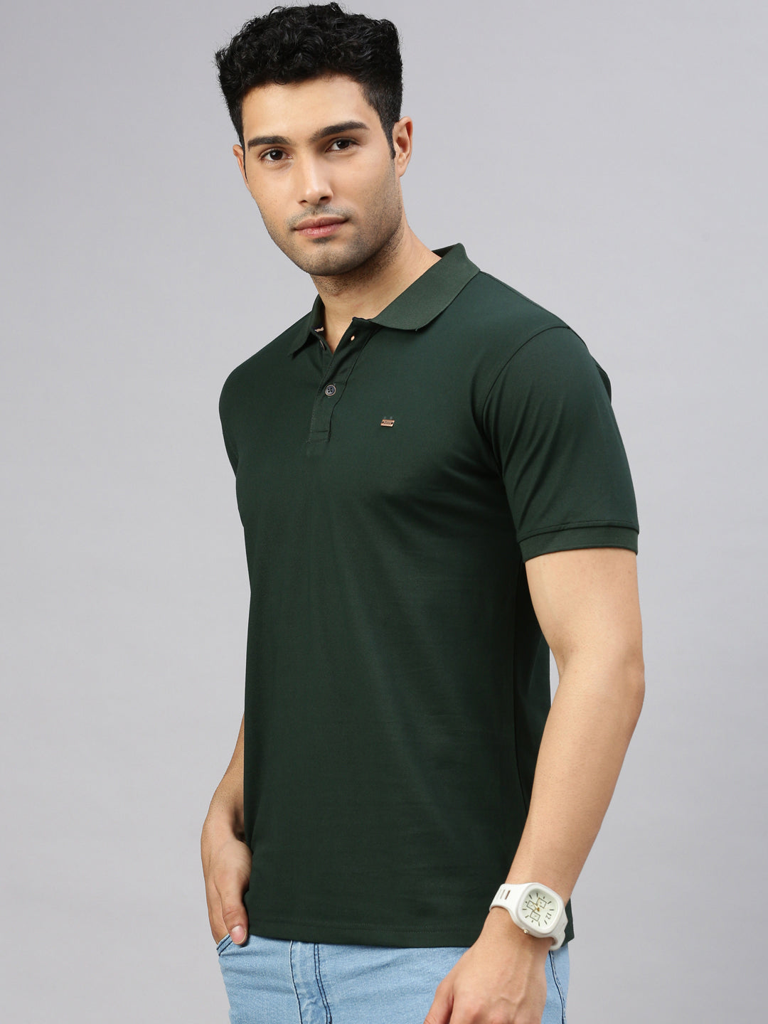 Essential Forest Green Polo