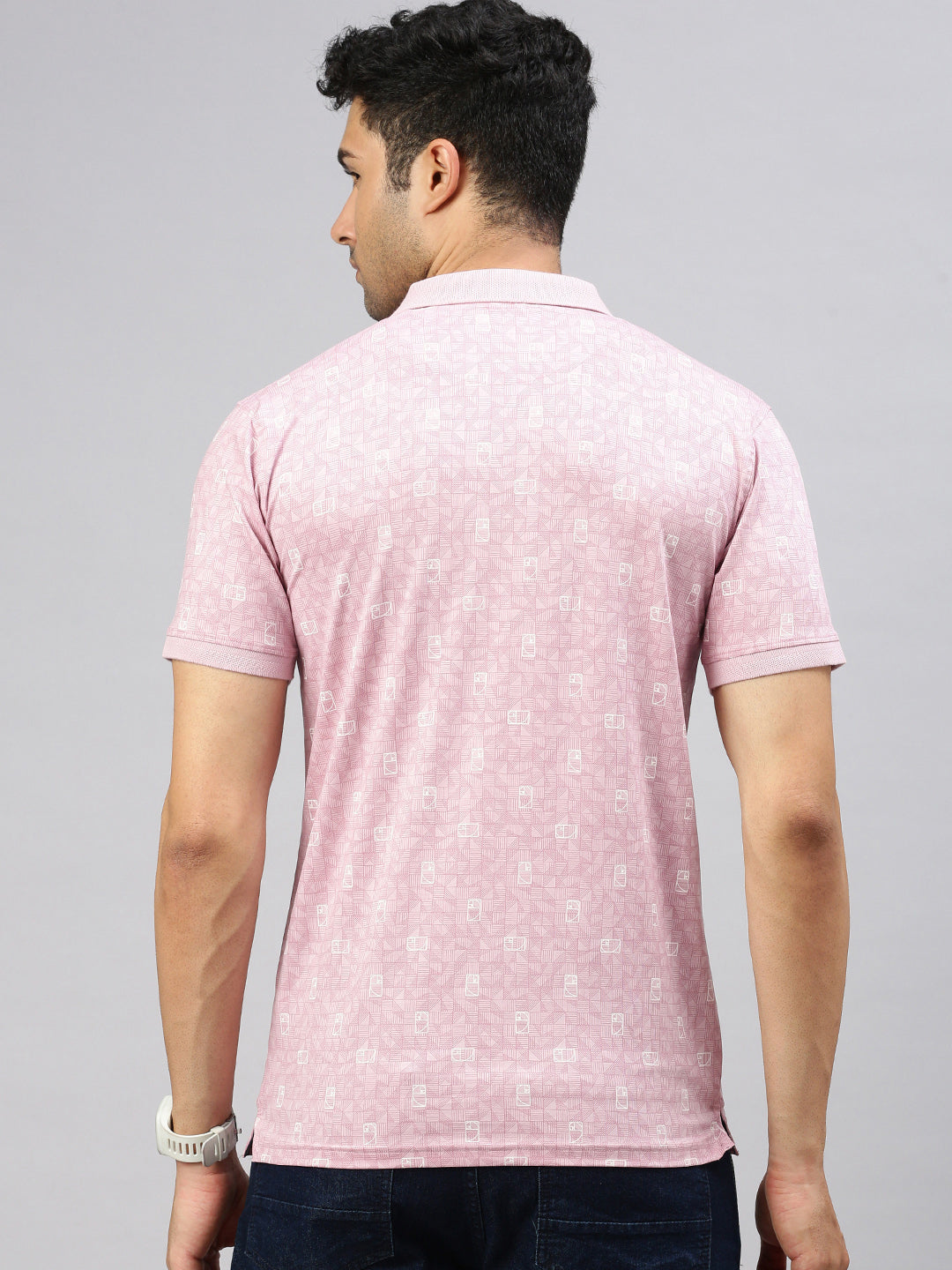 Mercerized Pink Polo