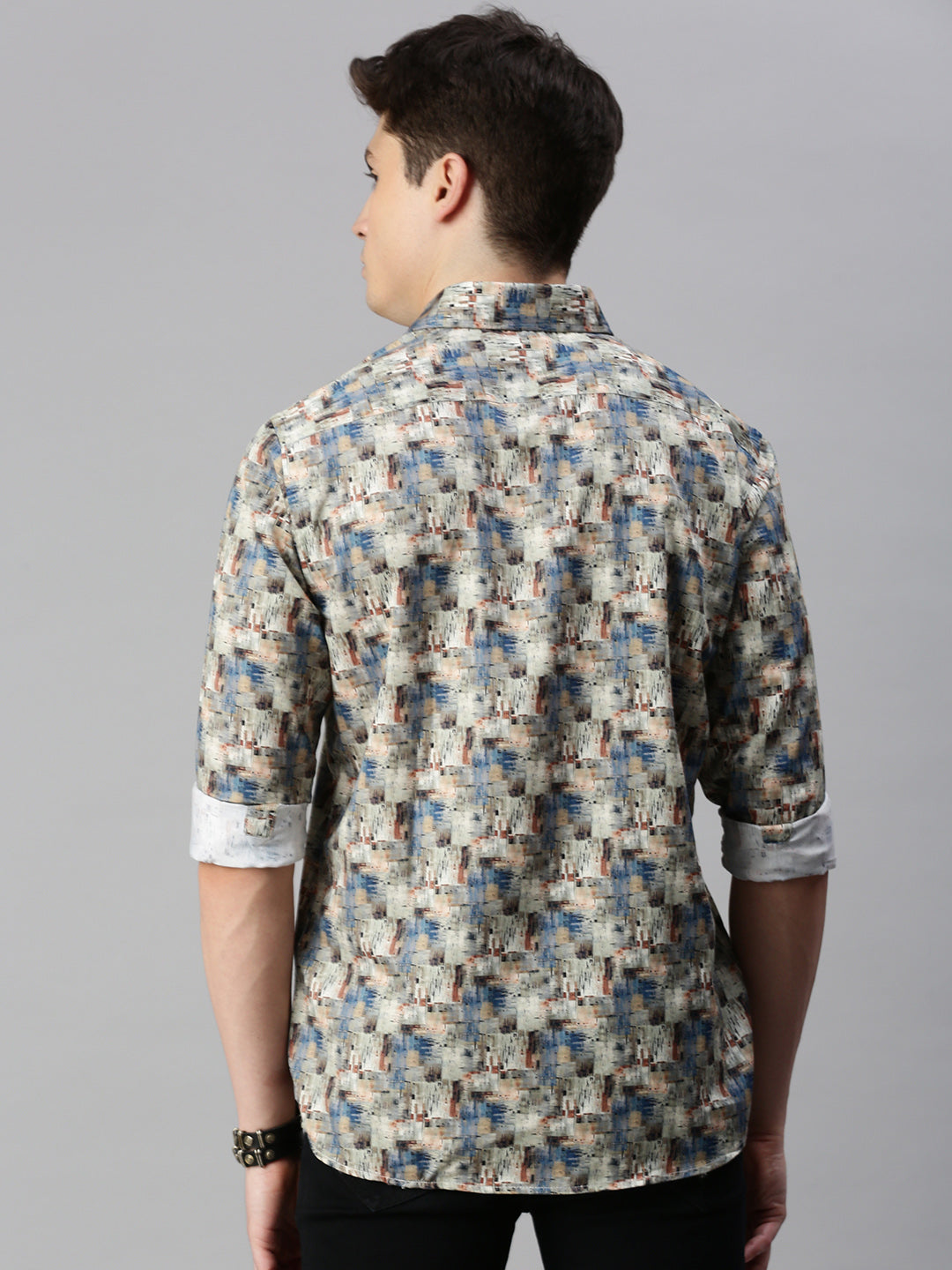 Graphic Printed Cotton Casual Shirt