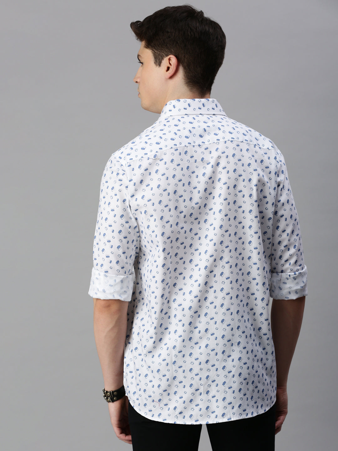 Conversational Printed Cotton Casual Shirt