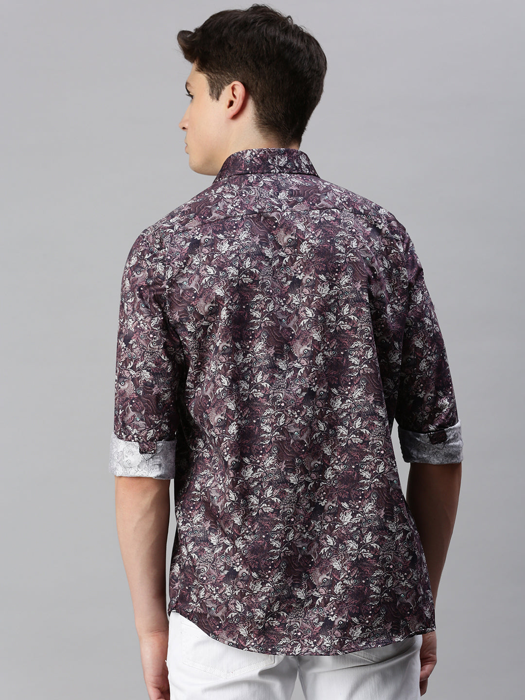 Graphic Printed Cotton Casual Shirt