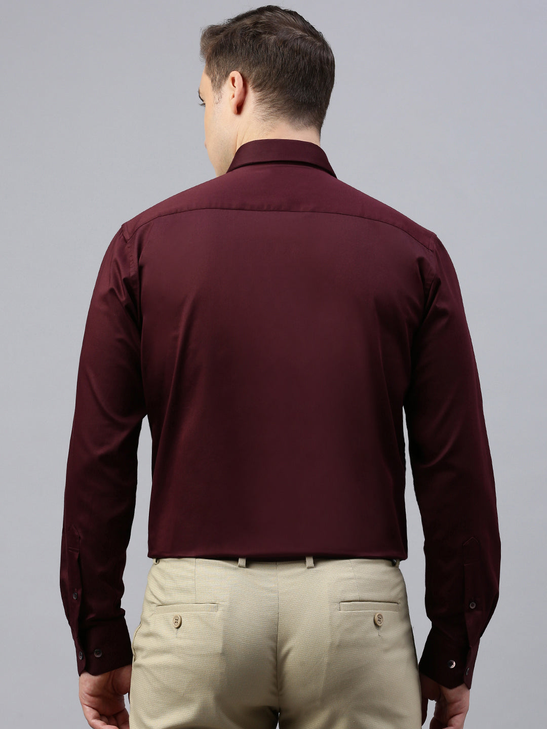 Solid Wine Berry Shirt