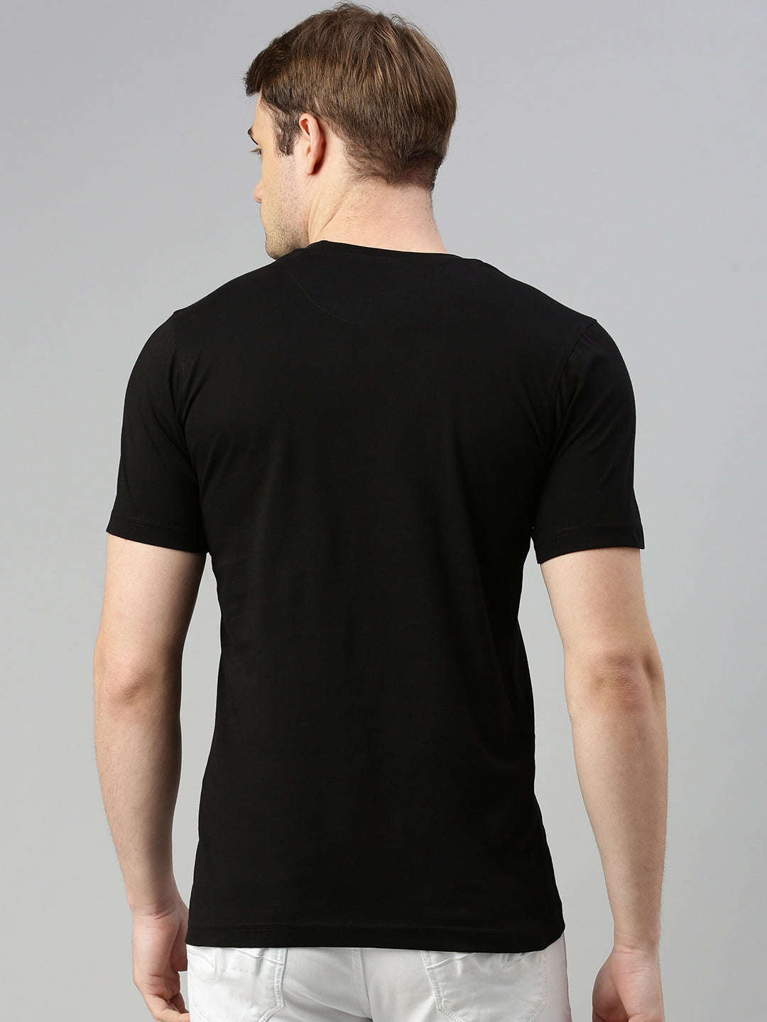 black solid Tshirt