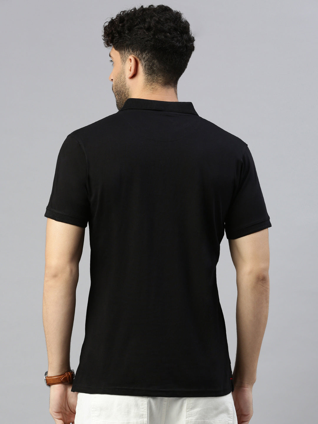 Capsule Polo in Midnight Black