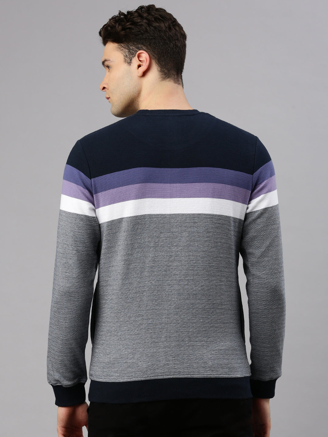 Lilack Stripe Sweatshirt