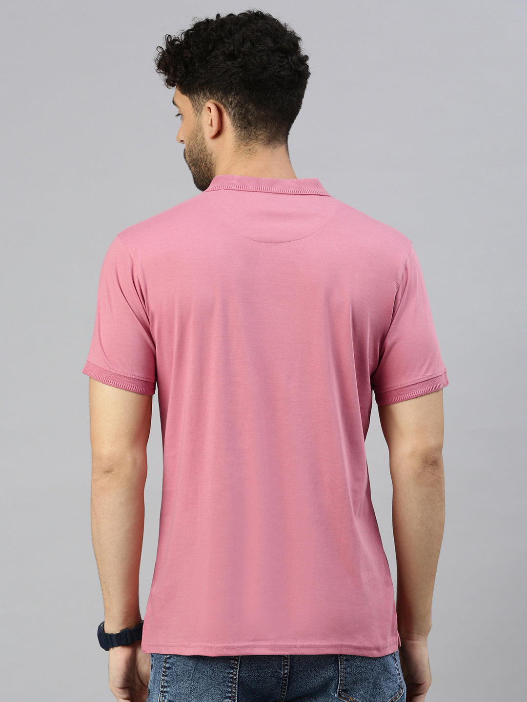 Capsule Polo in Pale Pink