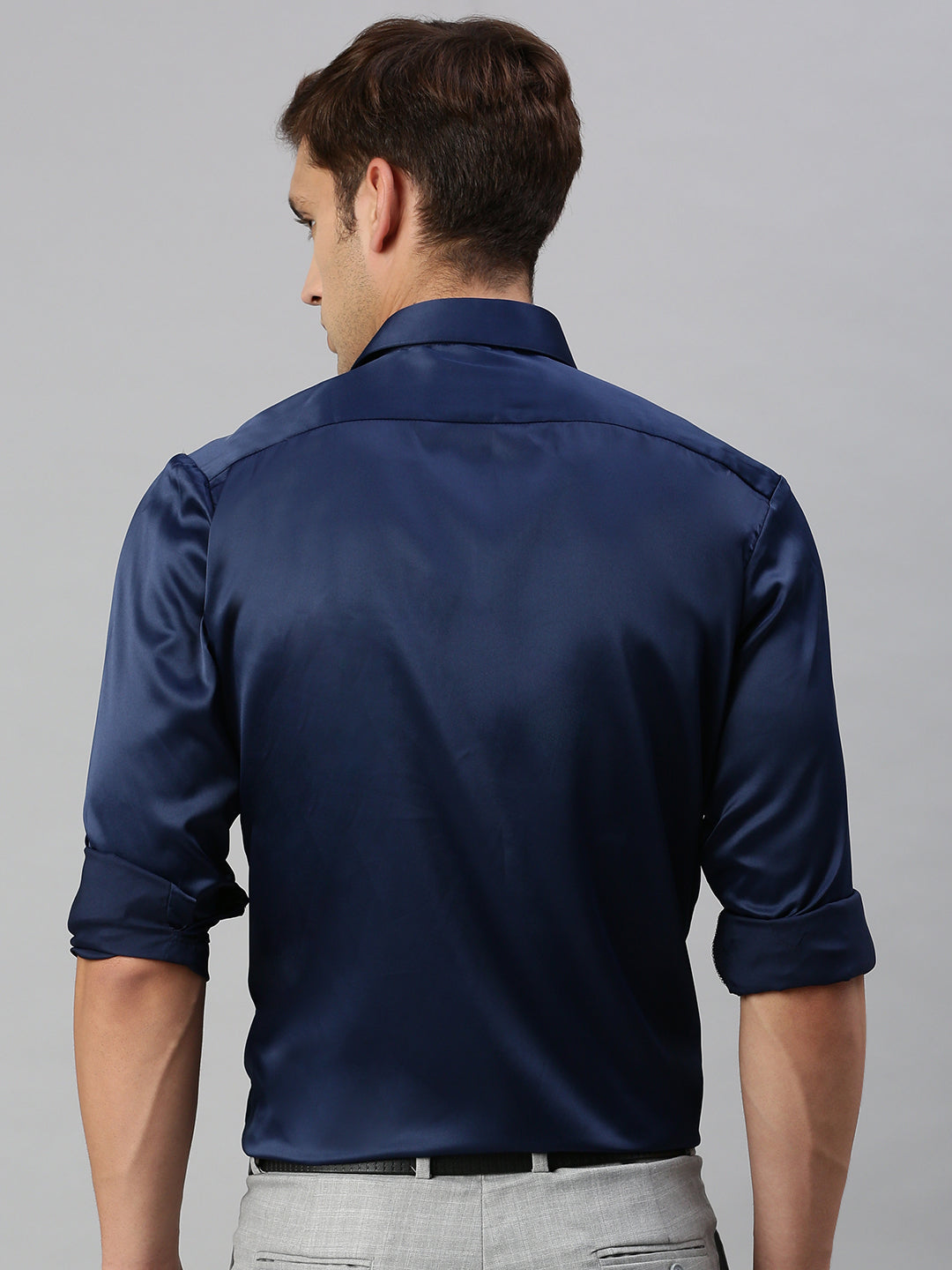 Standard Opaque Formal Shirt Navy