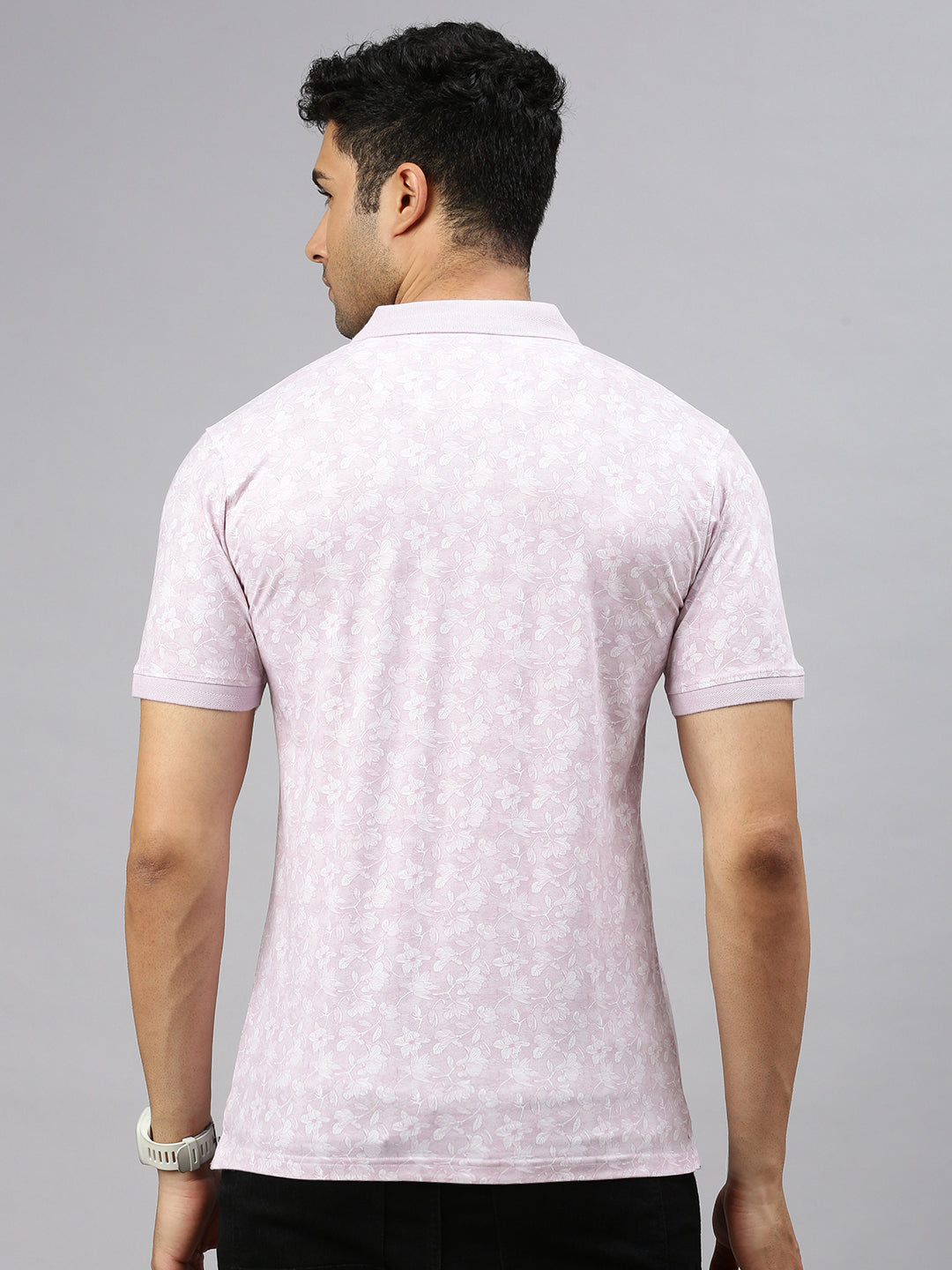 Mercerized Floral Polo