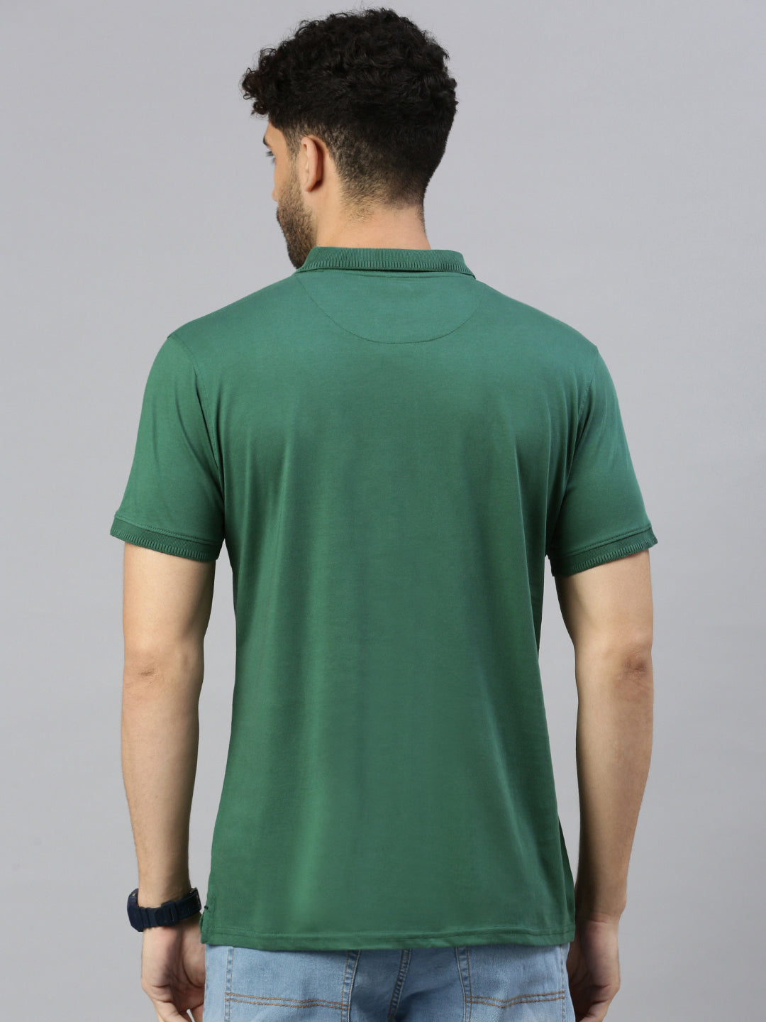 Capsule Polo in Forest green