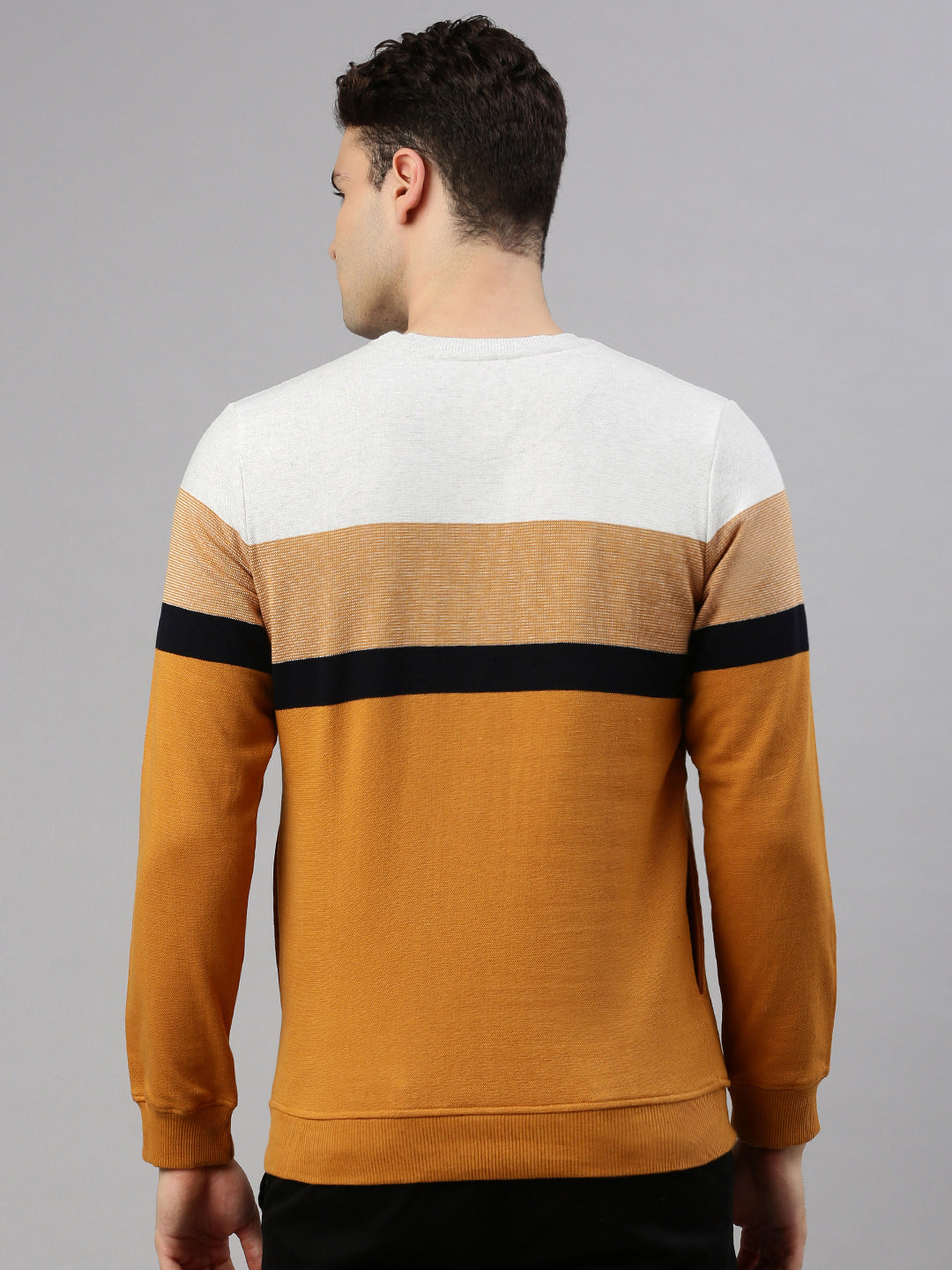 Mustard Stripe Sweatshirt