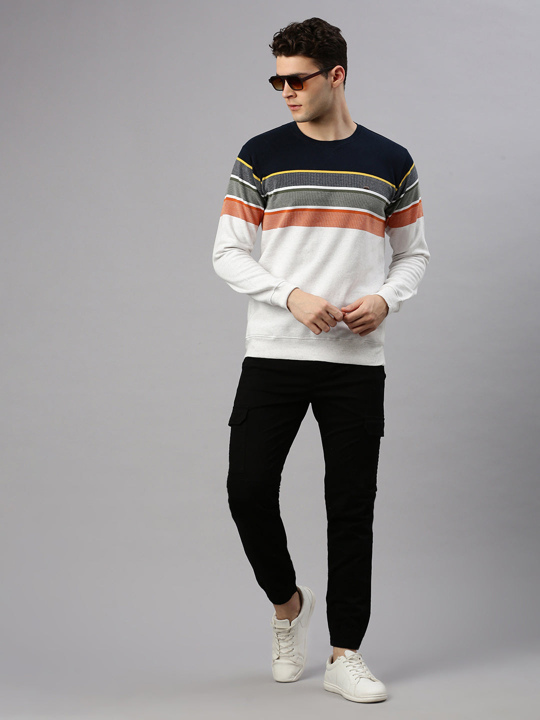 Bright Stripe Sweatshirt