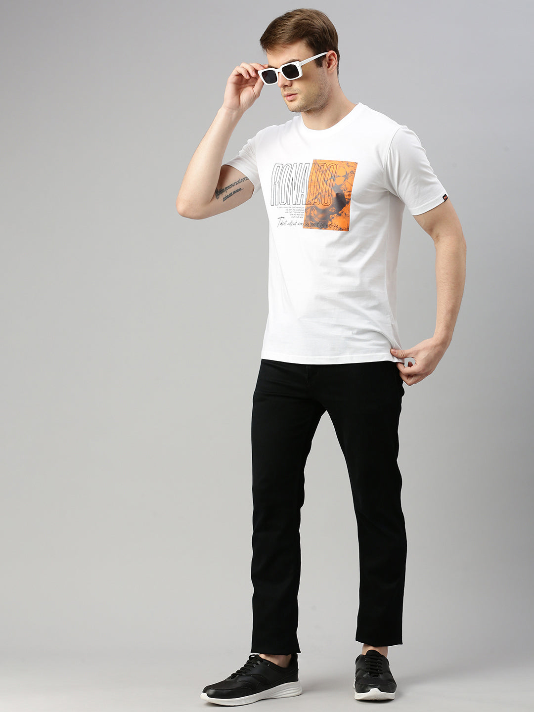 Graphic Printed Cotton T-shirt