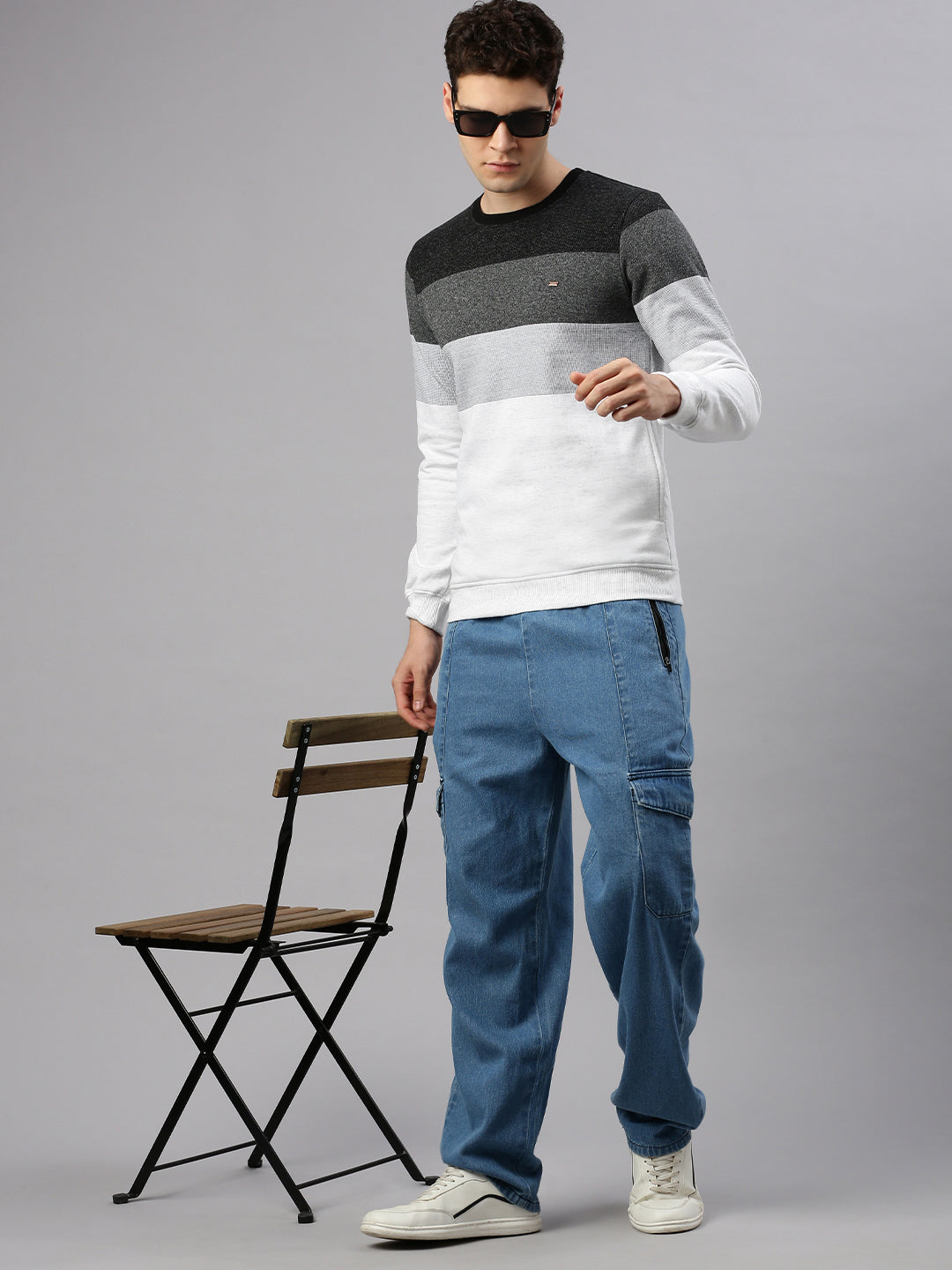 Earthy Stripe Sweatshirt