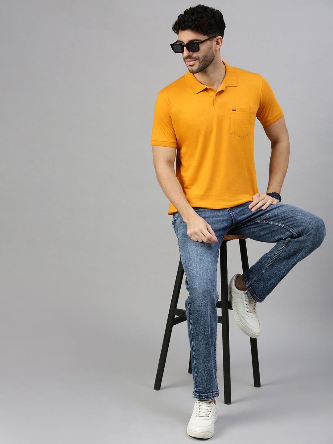 Capsule Polo in Sunshine Yellow