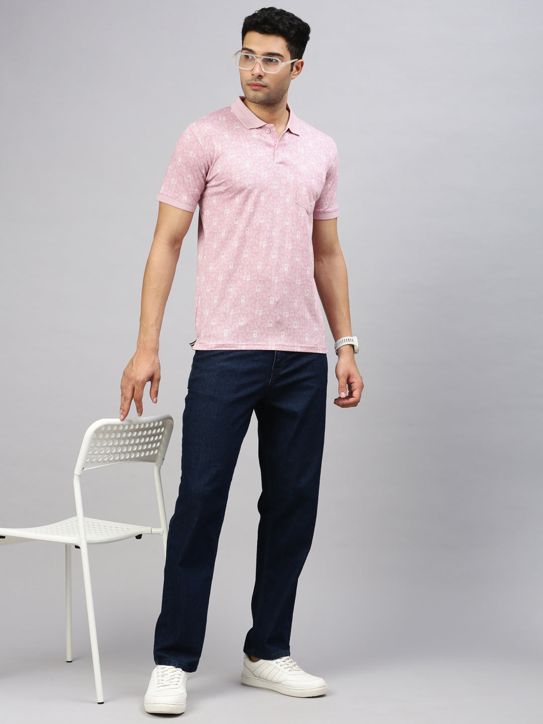 Mercerized Pink Polo