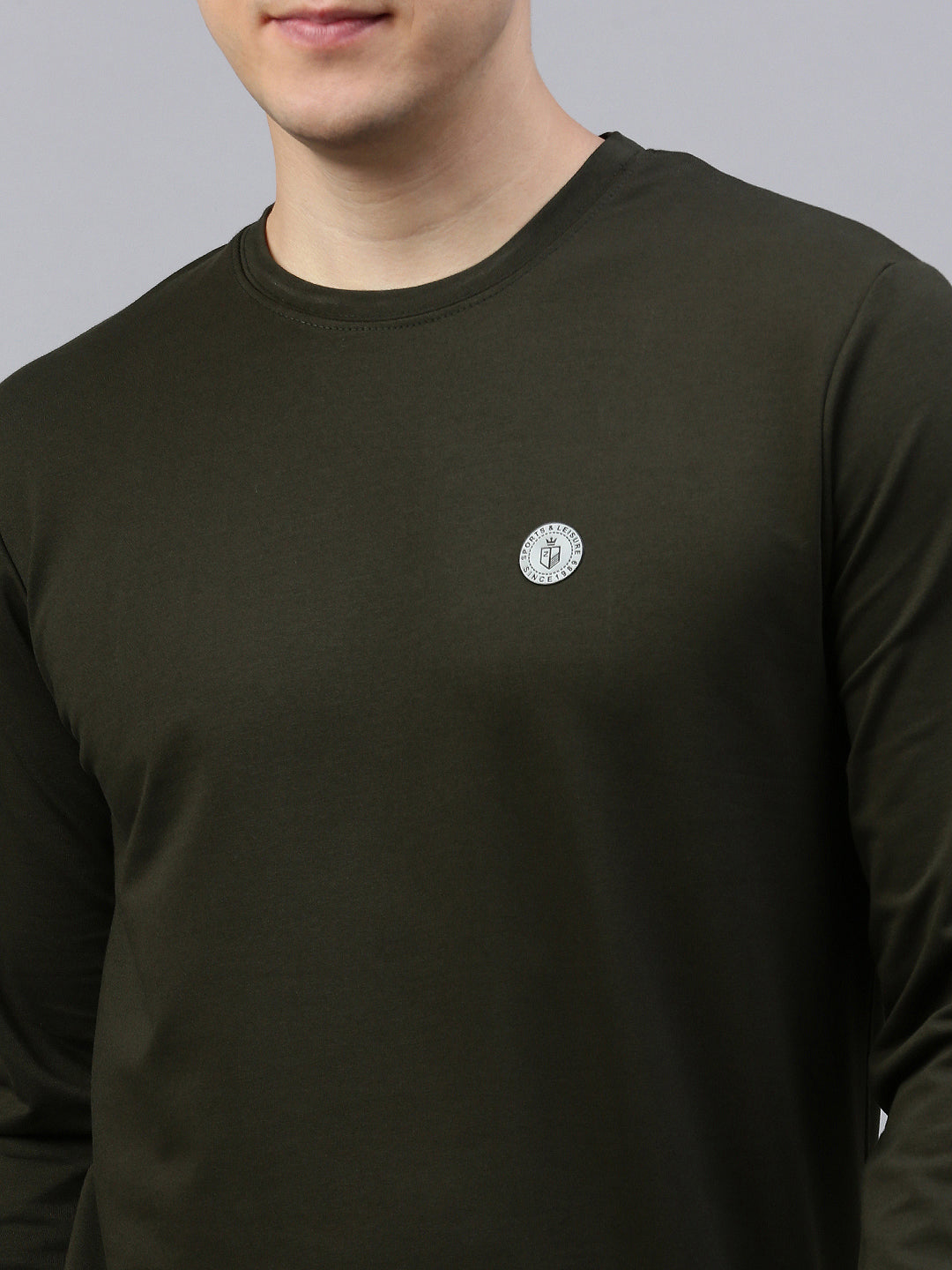 Solid Olive Sweatshirt