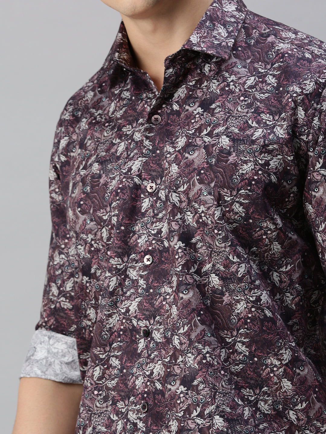 Graphic Printed Cotton Casual Shirt