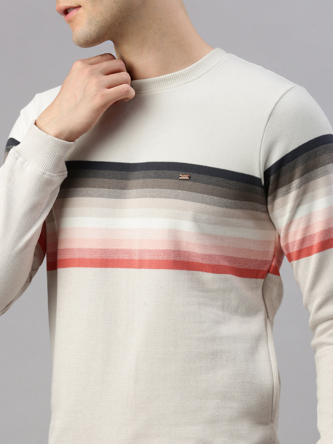 Off-White Stripe Sweatshirt