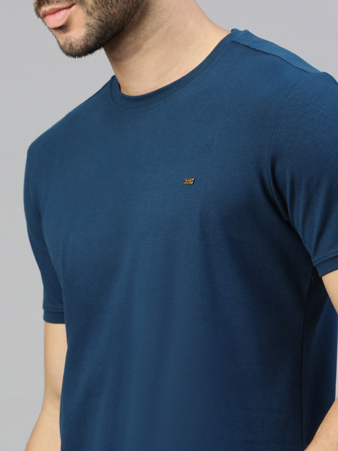 Capsule - Pique Tshirt in Airforce Blue