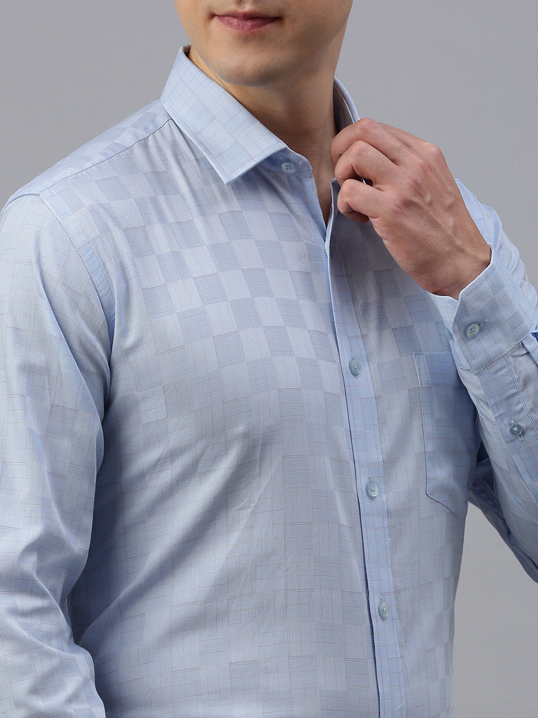 Cosmo Blue Checks Shirt