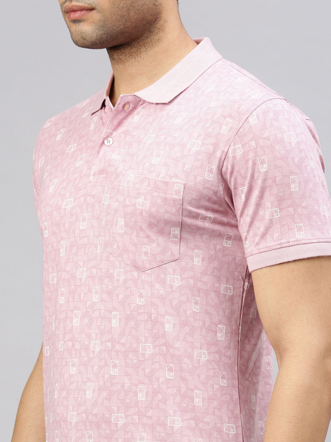 Mercerized Pink Polo